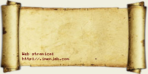 Anđela Toskić vizit kartica